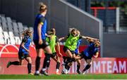 18 September 2020; Megan Connolly during a Republic of Ireland women's training session at Stadion Essen in Essen, Germany. Photo by Lukas Schulze/Sportsfile