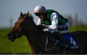 17 September 2020; Ran Rite, with JJ Slevin up, during the Waterford Greenway Beginners Steeplechase at Tramore Racecourse in Waterford. Photo by Harry Murphy/Sportsfile