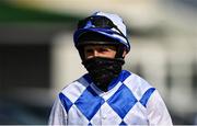 17 September 2020; Jockey Cathal Landers prior to the Dunmore East Handicap Hurdle at Tramore Racecourse in Waterford. Photo by Harry Murphy/Sportsfile