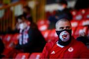 18 September 2020; Sligo Rovers supporter Paul Kelly during the SSE Airtricity League Premier Division match between Sligo Rovers and Bohemians at The Showgrounds in Sligo. Photo by Stephen McCarthy/Sportsfile