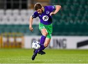 18 September 2020; Alex Dunne of Shamrock Rovers II during the SSE Airtricity League First Division match between Shamrock Rovers II and Cabinteely at Tallaght Stadium in Dublin. Photo by Harry Murphy/Sportsfile