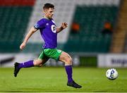 18 September 2020; Aaron Bolger of Shamrock Rovers II during the SSE Airtricity League First Division match between Shamrock Rovers II and Cabinteely at Tallaght Stadium in Dublin. Photo by Harry Murphy/Sportsfile