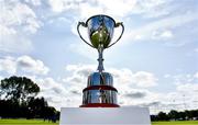 19 September 2020; A general view of the cup ahead of the All-Ireland T20 Cup Final match between YMCA and  Donemana at CIYMS Cricket Club in Belfast. Photo by Sam Barnes/Sportsfile