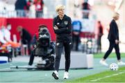 19 September 2020; Republic of Ireland head coach Vera Pauw during the UEFA Women's 2021 European Championships Qualifier Group I match between Germany and Republic of Ireland at Stadion Essen in Essen, Germany. Photo by Marcel Kusch/Sportsfile