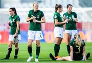 19 September 2020; Diane Caldwell of Republic of Ireland following her side's defeat in the UEFA Women's 2021 European Championships Qualifier Group I match between Germany and Republic of Ireland at Stadion Essen in Essen, Germany. Photo by Marcel Kusch/Sportsfile