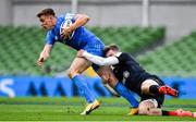 19 September 2020; Garry Ringrose of Leinster is tackled by Elliot Daly of Saracens during the Heineken Champions Cup Quarter-Final match between Leinster and Saracens at the Aviva Stadium in Dublin. Photo by Brendan Moran/Sportsfile
