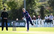 19 September 2020; Cillian McDonnell of YMCA bowls during the All-Ireland T20 Cup Final match between YMCA and Donemana at CIYMS Cricket Club in Belfast. Photo by Sam Barnes/Sportsfile