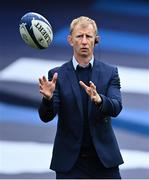 19 September 2020; Leinster head coach Leo Cullen ahead of the Heineken Champions Cup Quarter-Final match between Leinster and Saracens at the Aviva Stadium in Dublin. Photo by Ramsey Cardy/Sportsfile