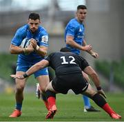 19 September 2020; Robbie Henshaw of Leinster in action against Brad Barritt of Saracens during the Heineken Champions Cup Quarter-Final match between Leinster and Saracens at the Aviva Stadium in Dublin. Photo by Ramsey Cardy/Sportsfile