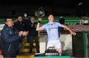 19 September 2020; Na Piarsaigh captain William O'Donoghue lifts the cup following the Limerick County Senior Hurling Championship Final match between Doon and Na Piarsaigh at LIT Gaelic Grounds in Limerick. Photo by Matt Browne/Sportsfile
