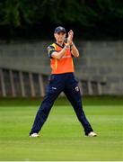 20 September 2020; Gaby Lewis of Scorchers during the Women's Super Series match between Typhoons and Scorchers at Merrion Cricket Club in Dublin. Photo by Seb Daly/Sportsfile