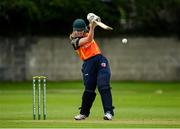20 September 2020; Kate McEvoy of Scorchers plays a shot during the Women's Super Series match between Typhoons and Scorchers at Merrion Cricket Club in Dublin. Photo by Seb Daly/Sportsfile