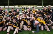 20 September 2020; Mike Milner of Dr Crokes, centre, and team-mates celebrate with the cup following the Kerry County Intermediate Hurling Championship Final match between Dr Crokes and Tralee Parnell's at Austin Stack Park in Tralee, Kerry. Photo by David Fitzgerald/Sportsfile