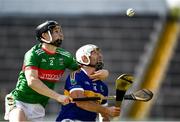 20 September 2020; Paul Flynn of Kiladangan in action against Lorcan Egan of Loughmore-Castleiney during the Tipperary County Senior Hurling Championship Final match between Kiladangan and Loughmore-Castleiney at Semple Stadium in Thurles, Tipperary. Photo by Ray McManus/Sportsfile