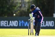20 September 2020; Simi Singh of YMCA plays a shot during the All-Ireland T20 European Cricket League Play-Off match between CIYMS and YMCA at CIYMS Cricket Club in Belfast. Photo by Sam Barnes/Sportsfile