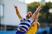 20 September 2020; Aidan O'Shea of Breaffy in action against Kieran King of Knockmore during the Mayo County Senior Football Championship Final match between Breaffy and Knockmore at Elvery's MacHale Park in Castlebar, Mayo.  Photo by Eóin Noonan/Sportsfile