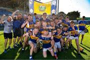 20 September 2020; Kiladangan captain Paul Flynn joins his team-mates, with the Dan Breen Cup, as they celebrate after the Tipperary County Senior Hurling Championship Final match between Kiladangan and Loughmore-Castleiney at Semple Stadium in Thurles, Tipperary. Photo by Ray McManus/Sportsfile