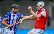 20 September 2020; Colm Cronin of Cuala in action against Luke Corcoran of Ballyboden St Enda's during the Dublin County Senior Hurling Championship Final match between Ballyboden St Enda's and Cuala at Parnell Park in Dublin. Photo by Piaras Ó Mídheach/Sportsfile