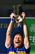 20 September 2020; Kiladangan captain Paul Flynn lifts the Dan Breen Cup after the Tipperary County Senior Hurling Championship Final match between Kiladangan and Loughmore-Castleiney at Semple Stadium in Thurles, Tipperary. Photo by Ray McManus/Sportsfile