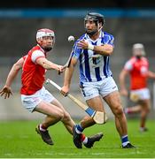 20 September 2020; Shane Durkin of Ballyboden St Enda's in action against Con O'Callaghan of Cuala during the Dublin County Senior Hurling Championship Final match between Ballyboden St Enda's and Cuala at Parnell Park in Dublin. Photo by Piaras Ó Mídheach/Sportsfile