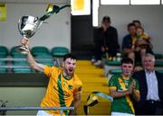 20 September 2020; Kilmoyley captain John B O'Halloran lifts the cup following the Kerry County Senior Hurling Championship Final match between Kilmoyley and Causeway at Austin Stack Park in Tralee, Kerry. Photo by David Fitzgerald/Sportsfile