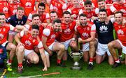 20 September 2020; Cuala players celebrate after the Dublin County Senior Hurling Championship Final match between Ballyboden St Enda's and Cuala at Parnell Park in Dublin. Photo by Piaras Ó Mídheach/Sportsfile