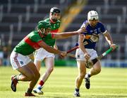 20 September 2020; Paul Flynn of Kiladangan is tackled by John Ryan, left, and Lorcan Egan of Loughmore-Castleiney during the Tipperary County Senior Hurling Championship Final match between Kiladangan and Loughmore-Castleiney at Semple Stadium in Thurles, Tipperary. Photo by Ray McManus/Sportsfile