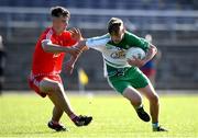 20 September 2020; Adam McHugh of Baltinglass in action against Bradley Hickey of Tinahely during the Wicklow County Senior Football Championship Final match between Tinahely and Baltinglass at Joule Park in Aughrim, Wicklow. Photo by Matt Browne/Sportsfile