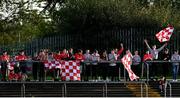 20 September 2020; Trillick St. Macartan’s supporters during the Tyrone County Senior Football Championship Final match between Trillick St. Macartan’s and Dungannon Thomas Clarkes at Healy Park in Omagh, Tyrone. Photo by Ramsey Cardy/Sportsfile