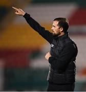 21 September 2020; Waterford coach John Frost during the SSE Airtricity League Premier Division match between Shamrock Rovers and Waterford at Tallaght Stadium in Dublin. Photo by Stephen McCarthy/Sportsfile