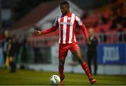 18 September 2020; Junior Ogedi-Uzokwe of Sligo Rovers during the SSE Airtricity League Premier Division match between Sligo Rovers and Bohemians at The Showgrounds in Sligo. Photo by Stephen McCarthy/Sportsfile