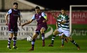 22 September 2020; Jake Hyland of Drogheda United in action against Brandon Kavanagh of Shamrock Rovers II during the SSE Airtricity League First Division match between Drogheda United and Shamrock Rovers II at United Park in Drogheda, Louth. Photo by Ben McShane/Sportsfile