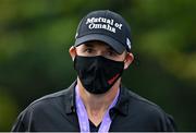 23 September 2020; Padraig Harrington of Ireland arrives prior to his practice round ahead of the Dubai Duty Free Irish Open Golf Championship at Galgorm Spa & Golf Resort in Ballymena, Antrim. Photo by Brendan Moran/Sportsfile