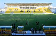 23 September 2020; A general view during a Dundalk training session at Stadionul Sheriff in Tiraspol, Moldova. Photo by Alex Nicodim/Sportsfile