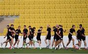 23 September 2020; Dundalk players during a Dundalk training session at Stadionul Sheriff in Tiraspol, Moldova. Photo by Alex Nicodim/Sportsfile