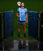 24 September 2020; AIG Insurance today launched the 2020 Dublin All-Ireland GAA Season with a tribute to club volunteers, members and frontline workers. Dublin camogie player Emma O’Byrne was in Parnell Park as part of the launch. Photo by Stephen McCarthy/Sportsfile