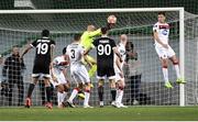 24 September 2020; Gary Rogers of Dundalk makes a save during the UEFA Europa League Third Qualifying Round match between FC Sheriff Tiraspol and Dundalk at the Stadionul Sheriff in Tiraspol, Moldova. Photo by Alex Nicodim/Sportsfile