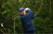25 September 2020; Padraig Harrington of Ireland watches his tee shot from the second tee box during day two of the Dubai Duty Free Irish Open Golf Championship at Galgorm Spa & Golf Resort in Ballymena, Antrim. Photo by Brendan Moran/Sportsfile