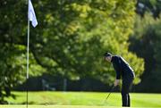 25 September 2020; Oliver Fisher of England putts from off the sixth green during day two of the Dubai Duty Free Irish Open Golf Championship at Galgorm Spa & Golf Resort in Ballymena, Antrim. Photo by Brendan Moran/Sportsfile