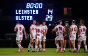 25 September 2020; Ulster A players following their victory in the A Interprovincial Friendly match between Leinster A and Ulster A at the RDS Arena in Dublin. Photo by Ramsey Cardy/Sportsfile