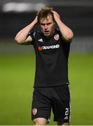 25 September 2020; Cameron McJannett of Derry City following the SSE Airtricity League Premier Division match between Bohemians and Derry City at Dalymount Park in Dublin. Photo by Stephen McCarthy/Sportsfile