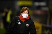 25 September 2020; Bohemians team doctor Dr Fiona Dennehy during the SSE Airtricity League Premier Division match between Bohemians and Derry City at Dalymount Park in Dublin. Photo by Stephen McCarthy/Sportsfile