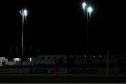 25 September 2020; A general view of the floodlights at the Carlisle Grounds during the SSE Airtricity League Premier Division match between Bray Wanderers and Drogheda United at the Carlisle Grounds in Bray, Wicklow. Photo by Eóin Noonan/Sportsfile