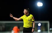 25 September 2020; Referee Damien MacGraith during the SSE Airtricity League Premier Division match between Bray Wanderers and Drogheda United at the Carlisle Grounds in Bray, Wicklow. Photo by Eóin Noonan/Sportsfile