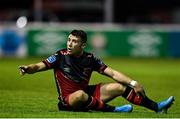 25 September 2020; Chris Lyons of Drogheda United during the SSE Airtricity League Premier Division match between Bray Wanderers and Drogheda United at the Carlisle Grounds in Bray, Wicklow. Photo by Eóin Noonan/Sportsfile