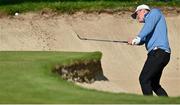26 September 2020; James Sugrue of Ireland plays out of bunker on the fifth green during day three of the Dubai Duty Free Irish Open Golf Championship at Galgorm Spa & Golf Resort in Ballymena, Antrim. Photo by Brendan Moran/Sportsfile