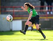 26 September 2020; Áine O’Gorman of Peamount United shoots to score her side's sixth goal during the Women's National League match between Shelbourne and Peamount at Tolka Park in Dublin. Photo by Stephen McCarthy/Sportsfile