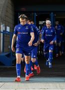 26 September 2020; Matthew Smith of Waterford walks out alongside team-mates prior to the SSE Airtricity League Premier Division match between Waterford and Sligo Rovers at the RSC in Waterford. Photo by Seb Daly/Sportsfile