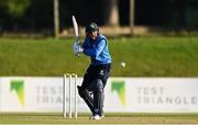 26 September 2020; Simi Singh of Leinster Lightning plays a shot during the Test Triangle Inter-Provincial Series 50 over match between Leinster Lightning and Northern Knights at Malahide Cricket Club in Dublin. Photo by Sam Barnes/Sportsfile