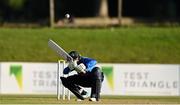 26 September 2020; Simi Singh of Leinster Lightning takes evasive action during the Test Triangle Inter-Provincial Series 50 over match between Leinster Lightning and Northern Knights at Malahide Cricket Club in Dublin. Photo by Sam Barnes/Sportsfile